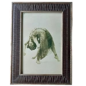 Vintage Victorian Ronnie McNutt  dancing antique framed photo print unique Frame